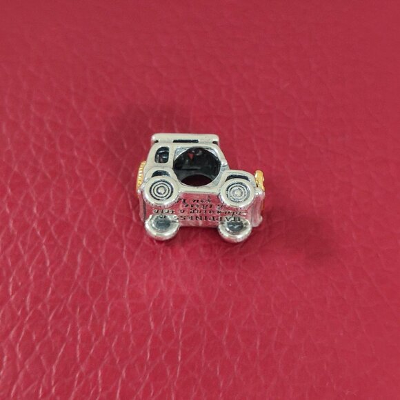 Two-tone Adventure Car Charm Sterling Silver - Picture 5 of 9